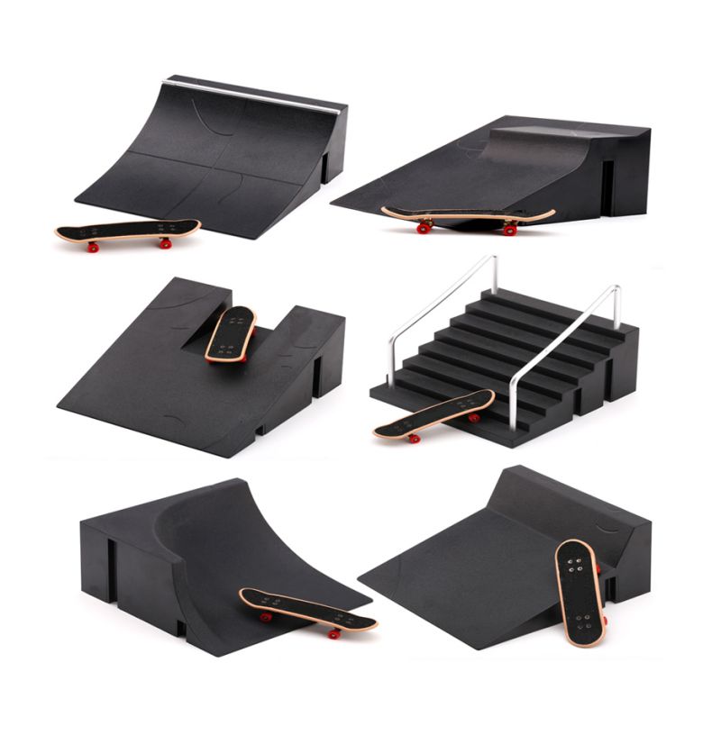 Kids Toys 10 Year Old - Mini Finger Ramp Skateboarding Metal Bridge