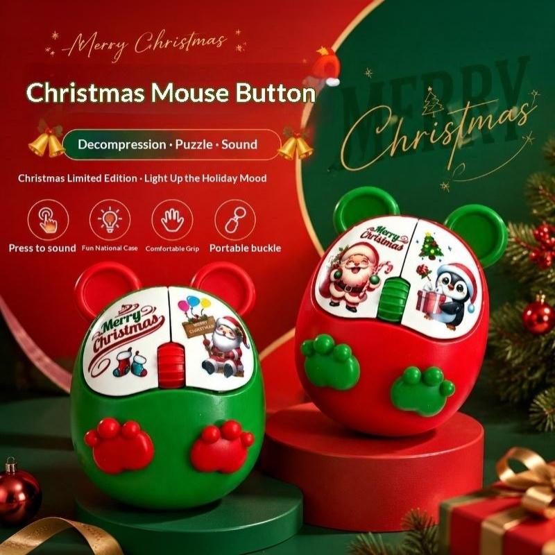 Kids Xmas Toys Ideas - Xmas Themed Fidget Mouse Toy with