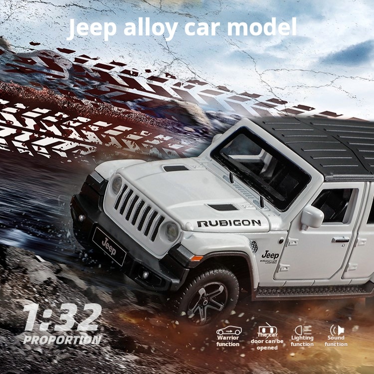 1/32 Jeep Wrangler Rubicon Off - Kids Toys Jeep recension och pris