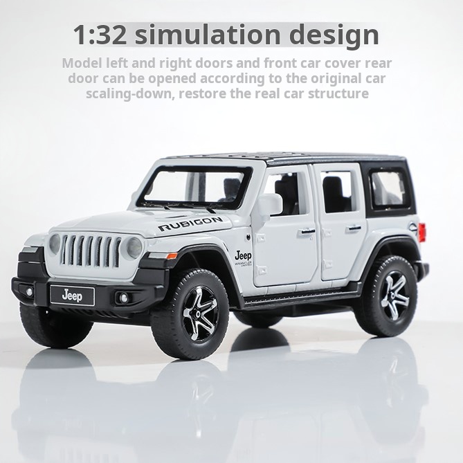 1/32 Jeep Wrangler Rubicon Off - Kids Toys Jeep recension och pris