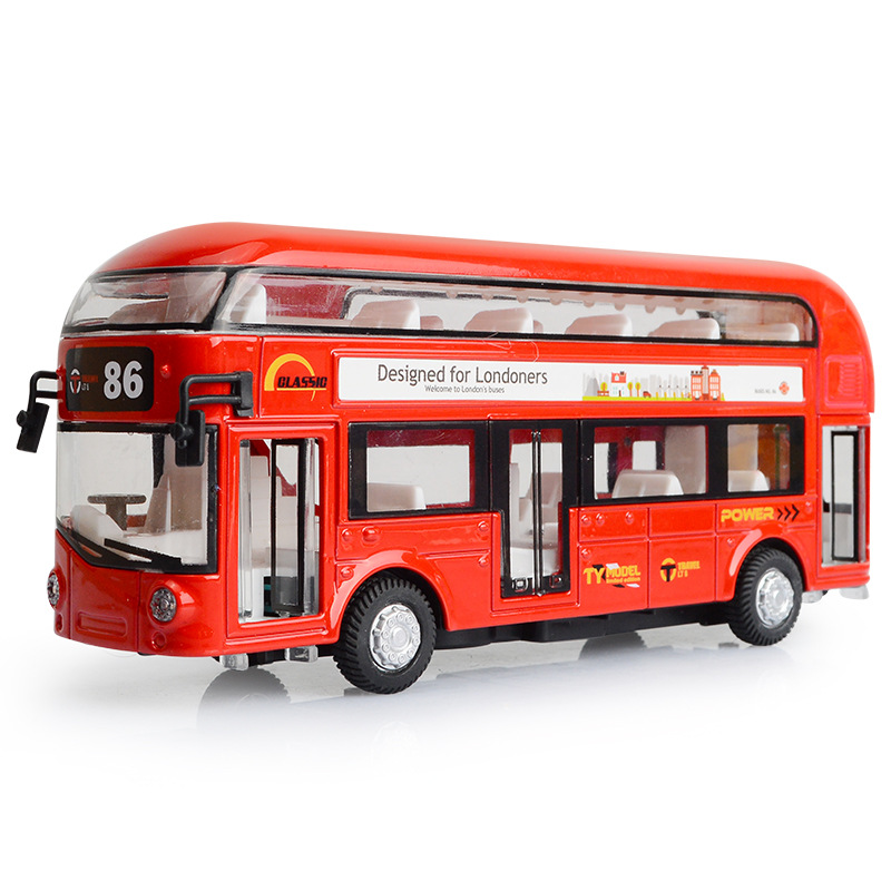 17CM Double Decker London Bus  - Kids Toys London recension och pris