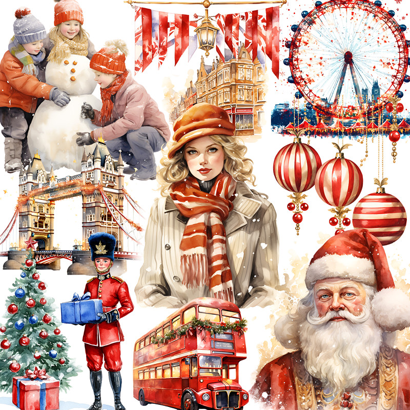 London Christmas Stickers Craf - Kids Toys London recension och pris
