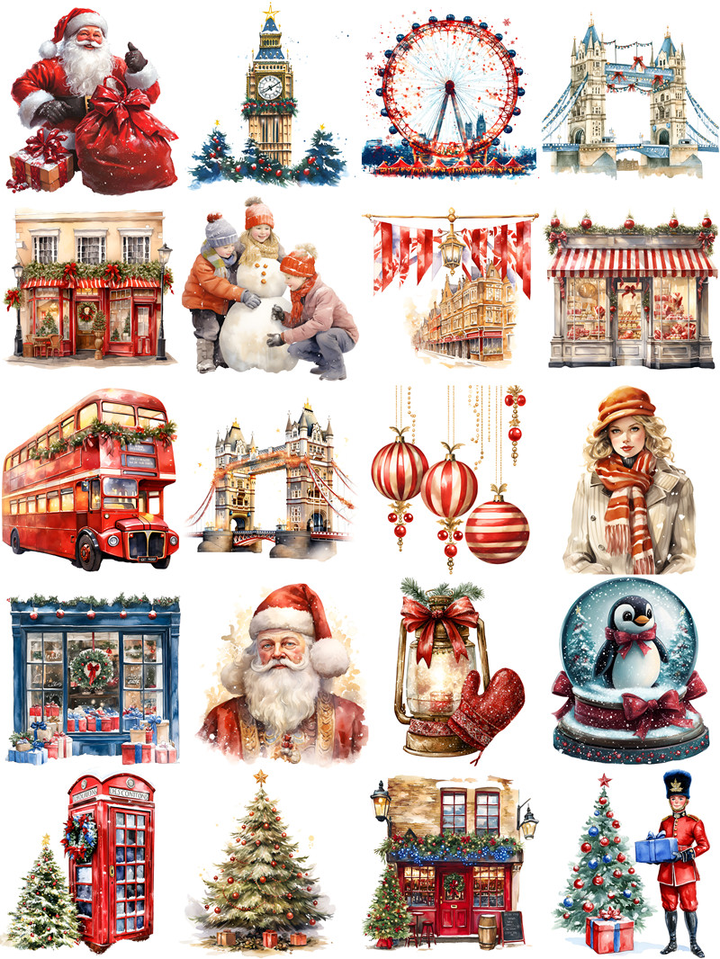 London Christmas Stickers Craf - Kids Toys London recension och pris