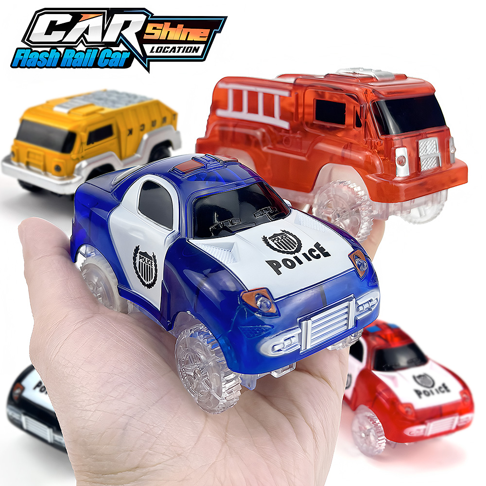 Magic Glowing Race Cars, Polic - Kids Toys Jeep recension och pris