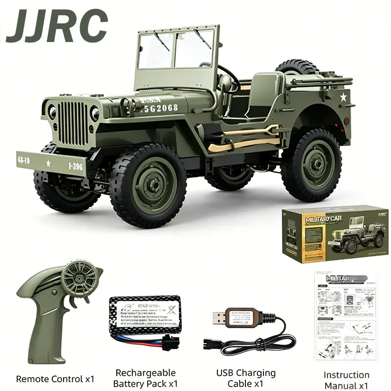JJRC 1:10 C8815 Rc Car WILLYS  - Kids Toys Jeep recension och pris