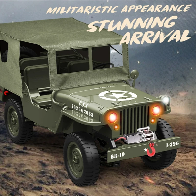 JJRC 1:10 C8815 Rc Car WILLYS  - Kids Toys Jeep recension och pris
