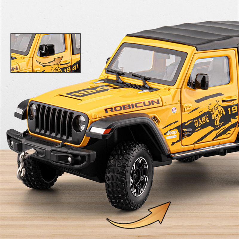 1:24 Jeeps Wrangler Rubicon Al - Kids Toys Jeep recension och pris