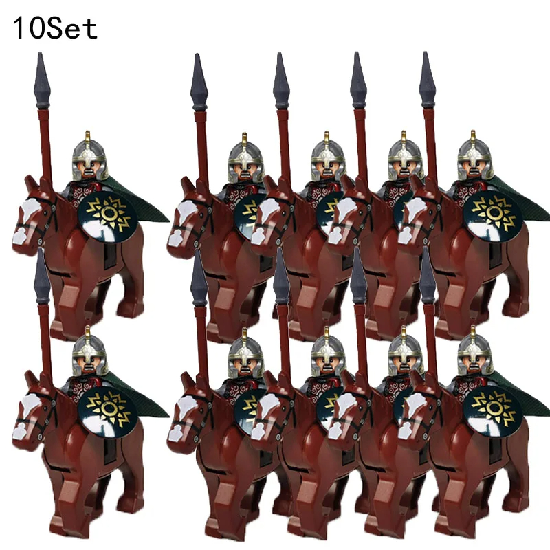 10 Sets Medieval Knights Dark  - Kids Toys 10 Year Old recension och pris