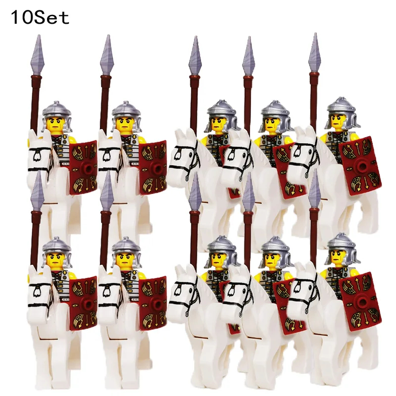 10 Sets Medieval Knights Dark  - Kids Toys 10 Year Old recension och pris