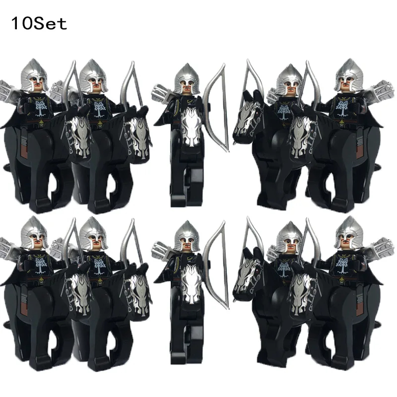 10 Sets Medieval Knights Dark  - Kids Toys 10 Year Old recension och pris