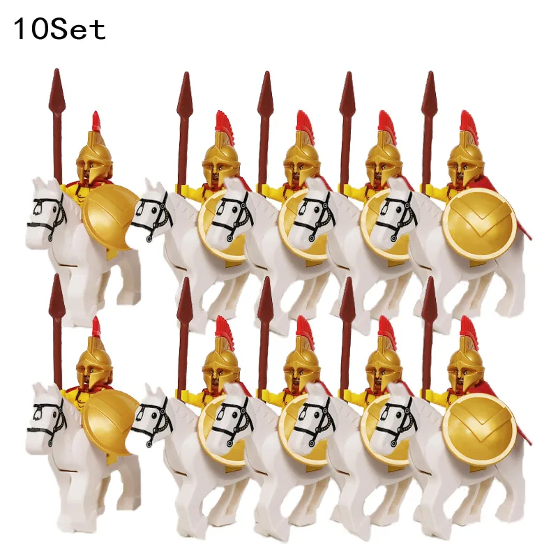 10 Sets Medieval Knights Dark  - Kids Toys 10 Year Old recension och pris