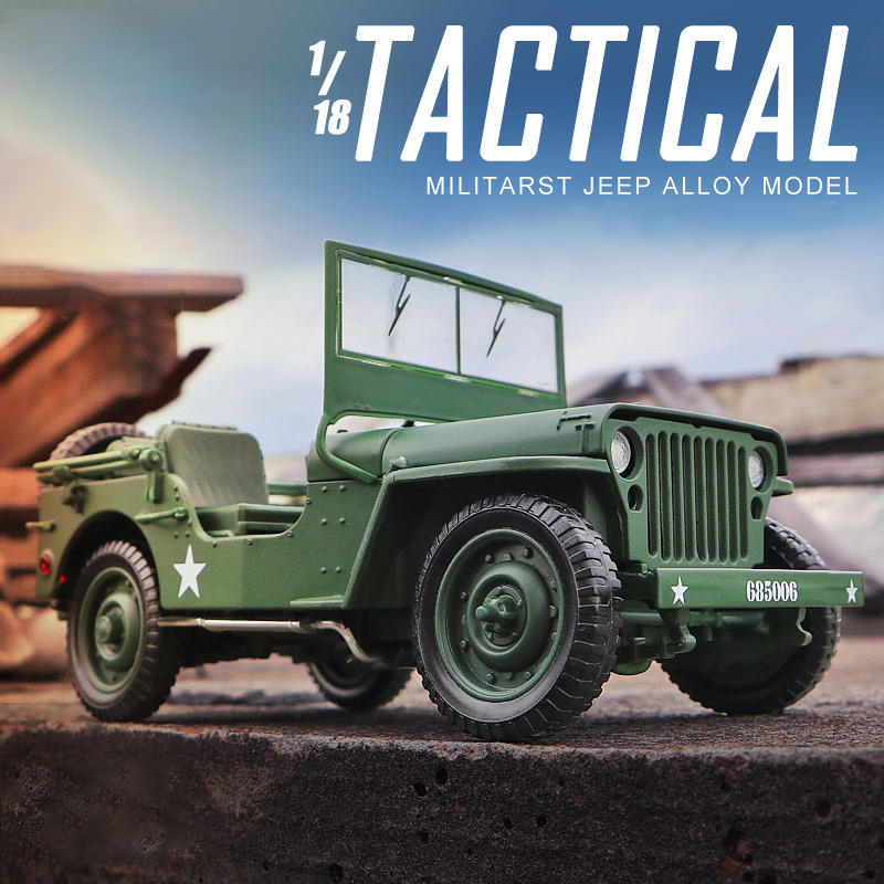 1:18 Tactical Military Model O - Kids Toys Jeep recension och pris