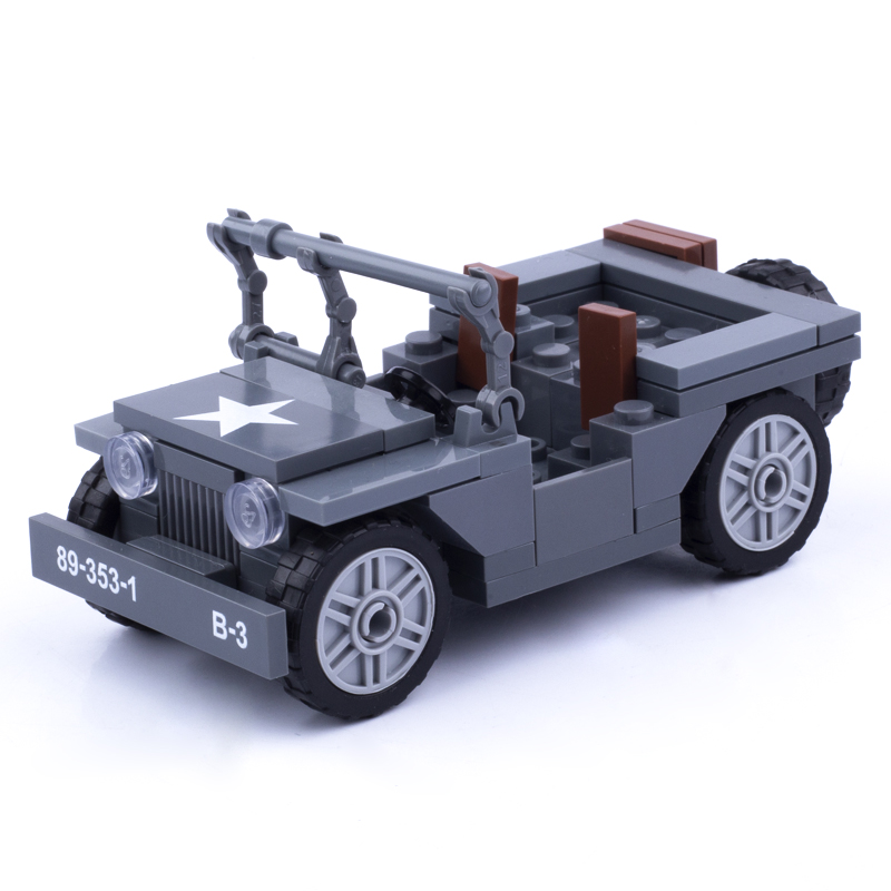 MOC WW2 Military US Figures Wi - Kids Toys Jeep recension och pris