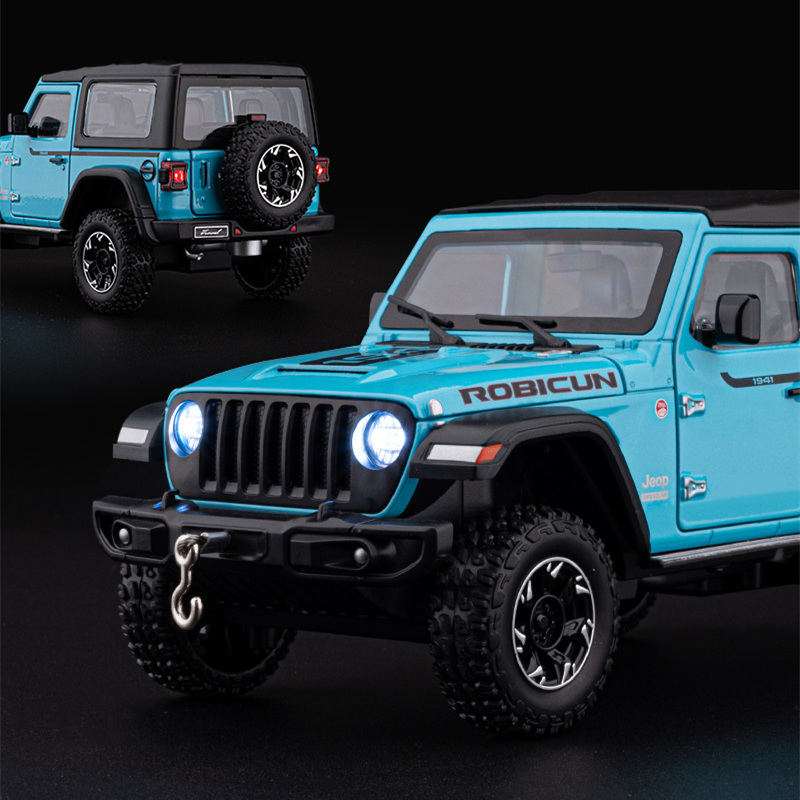 1:24 Jeeps Wrangler Rubicon Al - Kids Toys Jeep recension och pris