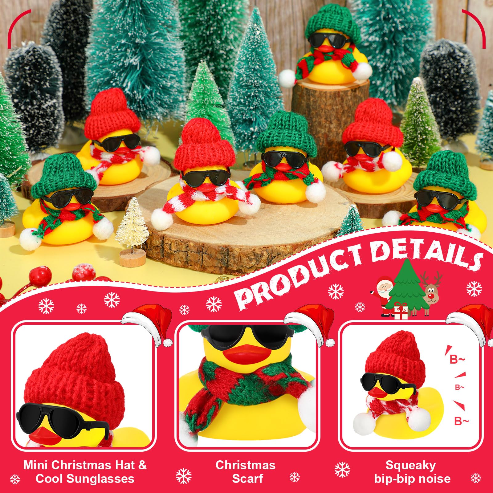 12/24/48 Set Christmas Rubber  - Kids Toys Jeep recension och pris