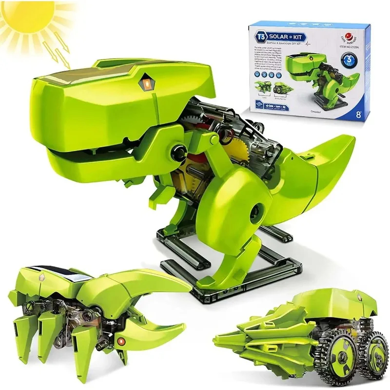 3-in-1 Solar Robot Kit, Dinosa - Kids Toys 10 Year Old recension och pris