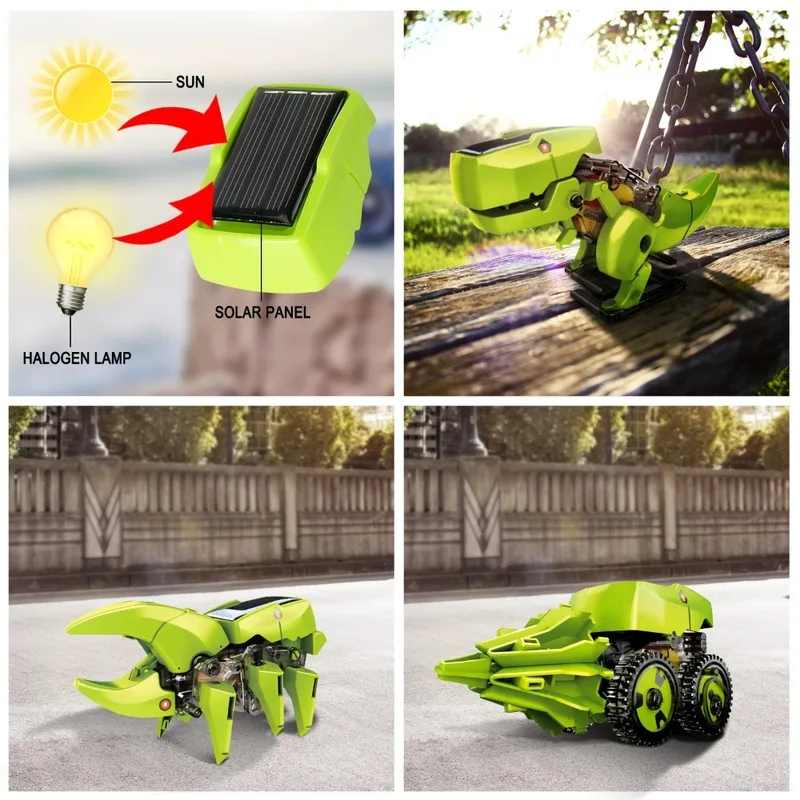 3-in-1 Solar Robot Kit, Dinosa - Kids Toys 10 Year Old recension och pris