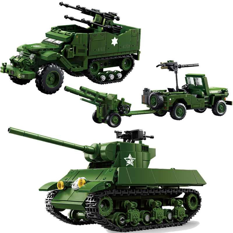 US Military Tank Series Buildi - Kids Toys Jeep recension och pris