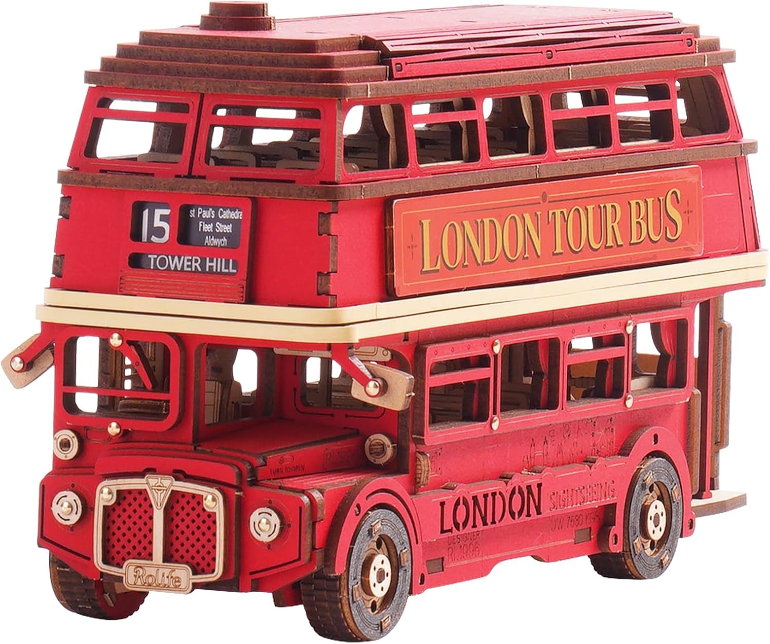 Robotime London Tour Bus 3D Wo - Kids Toys London recension och pris