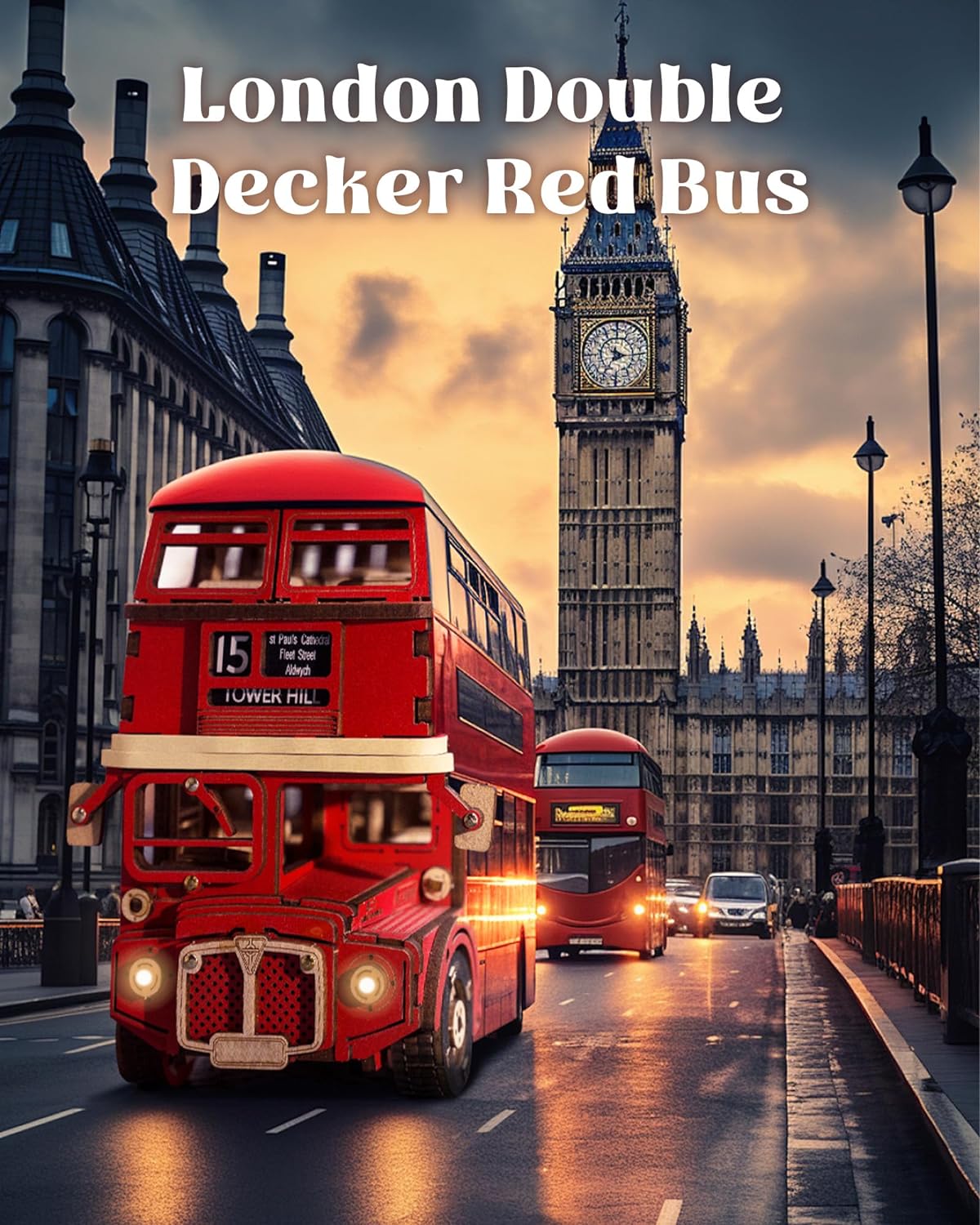 Robotime London Tour Bus 3D Wo - Kids Toys London recension och pris