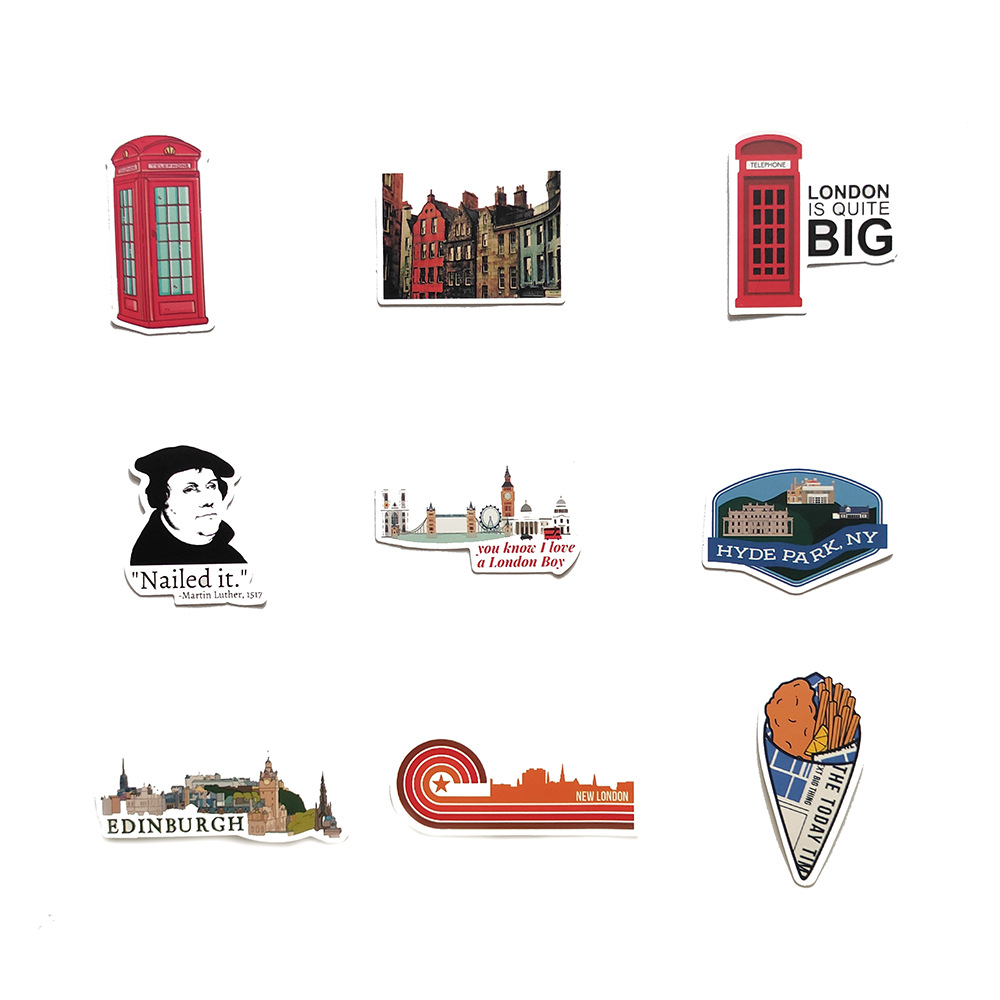 50pcs London England Stickers  - Kids Toys London recension och pris