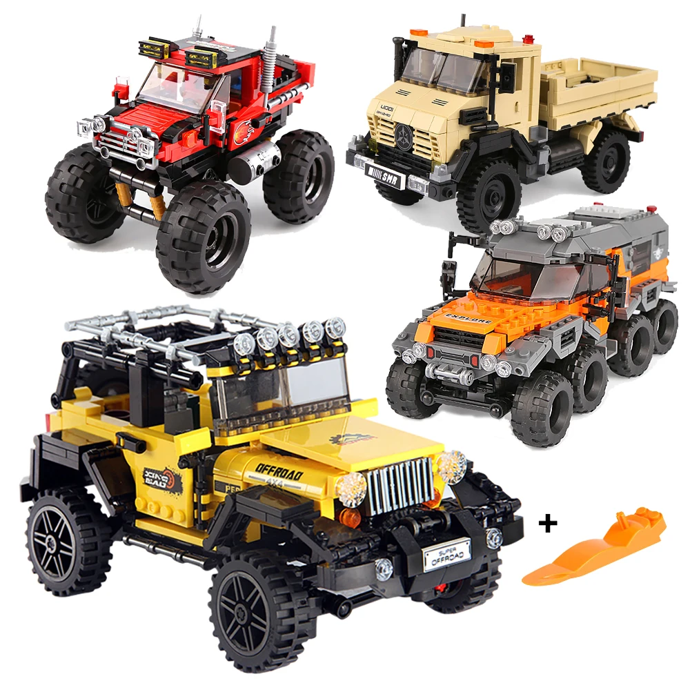 DIY Car Truck Building Block S - Kids Toys Jeep recension och pris