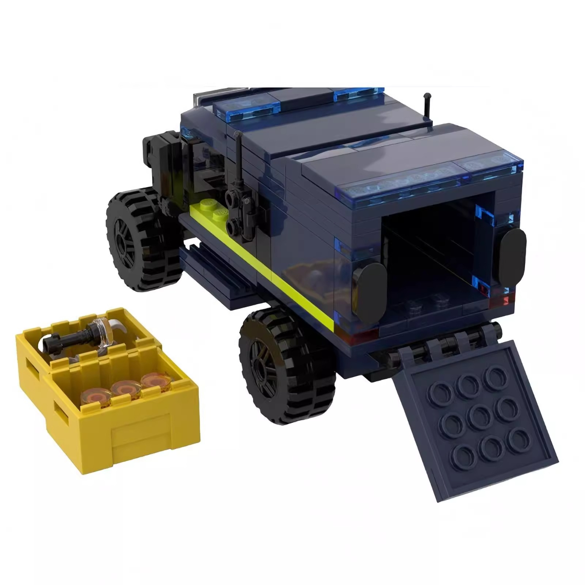 MOC Police Multi-Purpose SUV V - Kids Toys Jeep recension och pris