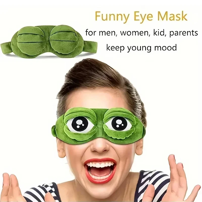 Frog Shaped Eye Mask Party Gam - Soft Plush Doll recension och pris